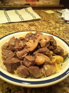 Beef Stroganoff